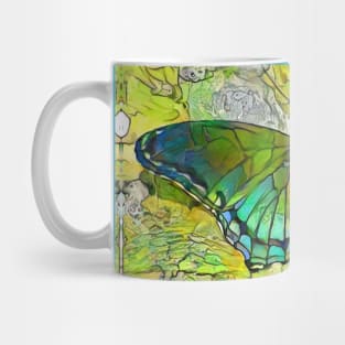 If Butterfly Flew Green Mug